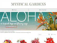 Tablet Screenshot of mysticalgardensflowers.com